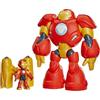 Marvel Disney Jr. Serie, Marvel, Iron Man e i Suoi Fantastici Amici, Armatura Gigante, Action Figure Marvel da 7,5 cm e Tuta Meccanica, Giocattoli e Action Figure a Tema Supereroi, dai 3 Anni in su