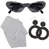 W WIDMANN MILANO Party Fashion WIDMANN WDM95717 - Set Ragazza Anni 50, Nero, One Size