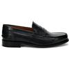 Sangiorgio Mocassino da Uomo Nero in Pelle tamponata - 301 Vitello Nero - Taglia 42