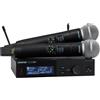 Shure SLXD24D+E-58-G65 Freq 470-606MHz Sist. Mic. Wireless+2 palmare dinam. SM58