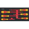 KS Tools 713.6016 Ultimate modulo di 6 cacciaviti isolati 1000 V taglio/Pozidriv