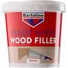 Bartoline Stucco per Legno Pronto all'Uso Marrone 1 kg - Stucco Durevole & Facile da Usare per Riparazioni di Legno Interno & Esterno