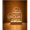 CandleSweetCandle -Lampada led personalizzabile tema festa della mamma