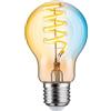 Paulmann 29155 Lampadina a filamento 230V Smart Home Zigbee LED bulbo E27 600lm 7,5W Tunable White dimmerabile dorato