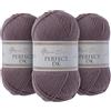 Utopia Crafts DK Double Knitting Yarn 3x 100g (Medium Lavender)