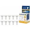 Velamp 10 Lampadine LED GU10, 6Watt Pari ad alogene da 40Watt, 470 lumen, Luce Bianca Naturale 4000K, Angolo del Fascio di 120 Gradi, Lampadina LED Non Dimmerabile
