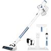 Genius INVICTUS X4 SET 11 PEZZI ASPIRAPOLVERE A BATTERIA BIANCO BLU