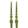 Cereria Di Giorgio - 4 Candele Voluta - Ø 2.2 cm h. 30 cm - Verde Oliva