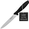Rockingham Forge Coltello multiuso 12,5 cm - Coltelli da cucina leggeri e affilati in acciaio inossidabile con manico nero