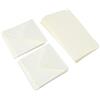 docrafts - Biglietti con Buste abbinate, 300 g/mq, Dimensioni: ca. 10 x 10 cm, Confezione da 25, Colore Panna