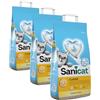Sanicat - Lettiera per gatti Classic senza profumo | Assorbimento rapido | Prodotto di alta qualità per l'igiene del tuo gatto | Non lascia polvere | Formato 10 L (Confezione da 3)