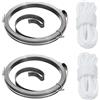 ZAMDOE Molla di avviamento a Strappo per Honda GX160 GX200 GX120 168F 170F Motore, 28442-ZH8-003, con Fune di avviamento a Strappo, per Motore Generetor Tosaerba (2 Set)