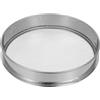 PartyKindom Setaccio in acciaio inox per giardinaggio, strumento multiuso setaccio a terra rotondo, 40 cm, per compost e pavimento e solido