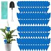WD&CD 48 Pcs Moscerini Piante Interno Adesivi Trappola per Mosche Acchiappamosche Adesivo per Moscerini, Afidi, Minatori e Mosche Bianche - Blu