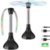 PTHTECHUS Repellente Scacciare, Ventilatore Repellente da Tavolo, Ventola Anti Insetti, Scaccia Mosche, Espulsione Fisica, Respinge Efficacemente Mosche e Insetti, Ideale per Barbecue Campeggio (2-9D3S-QYQFF02)