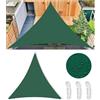 FlySoul Vela Ombreggiante Impermeabile Tenda da Sole per Esterno Vele Ombreggianti Triangolare Telo Parasole con Fune e Anello D Protezione UV Tenda a Vela per Giardino Balcone Terrazza 4.4x4.4x6.3M