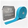 TS TAKE SPORT- kinesio tape, nastro kinesiologico, nastro sportivo, Formato Maxi 5cm x 35m, Color pelle, Resistente ad acqua e sudore. (BLUE)