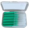 ADRLOPFE Scovolini Dentali 30 pezzi di spazzolini interdentali for la pulizia dei denti(0.8mm green)