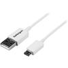 Cavo StarTech USBPAUB1MW (Micro USB M - USB 2.0 M; 1m; bianco) [USBPAUB1MW]