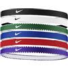 NIKE Fascia per capelli FLEX CLASSIC HEADBANDS 6PK
