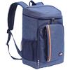 Shunwige Zaino Termico， Borsa Termica Per il Pranzo Capacità 22 litri，Adatto per lo shopping di feste di viaggio in campeggio con barbecue da picnic all'aperto(blu)