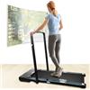 IBK Tapis Roulant elettrico Walking Home Fitness, Tappeto da corsa pieghevole salvaspazio Bluetooth integrato, Smartwatch Cardio, Telecomando, Velocità regolabile 10 km/h, App KINOMAP ZWIFT FitShow