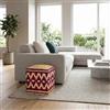 generico Pouf Da Seduta Etnico Marocchino in Vimini Intrecciato 30x30x32 - Eleganza Artigianale per Interni ed Esterni 1406241632