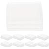 POPETPOP Tampone di Inchiostro Vuoto 10 Pezzi per Timbri in Spugna Plastica, Lavabile Colorazione Uniforme, per Handicrafts e Carta