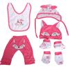 RUNGQIANY Set Di Abiti Con Motivo Volpe Unisex Per Bambole Reborn Maschio E Femmina 19-22 Pollici (49-55 Cm),Vestiti Bambole Reborn Femmine Outfit Composto Per Vestire Bambola Realistica