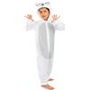 Funidelia | Costume da Orso Polare Onesie per Bambina e Bambino Taglia 7-9 Anni Animali, Orso - Multicolore