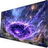 ymyukop Riftbound TCG Playmat 24x14 pollici con marcatura a zona design non ufficiale inclusa custodia per giochi da tavolo Playmat (Rift Elementale)