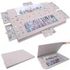 RATSTONE Tavola Pieghevole Per Puzzle Con Supporto e Copertina 2 In 1,Porta Puzzle Per Fino a 1000 Pezzi Con 6 Cassetti,Piano Per Puzzle Portatile In Feltro Super Leggero,Adatto Per Adulti e Bambini,Kaki