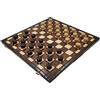 SZACHY-SZAFRANIEC - Un gioco di dama - Checkers 100 campi - Scacchiera pieghevole |40 x 40 cm | in legno & 40 Checkers |2,5 cm | - Checkers Set