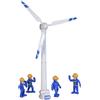 Yeory Giocattolo a turbina eolica, modello a turbina eolica da 16,5 pollici, mini giocattolo a energetico, mulini a desktop, modello a turbina eolica desktop, modello a turbina eolica rotante,