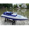 SOWOFA 38CM RC 2.4G guardia costiera modello di nave intrattenimento estivo telecomando nave della polizia modello di intrattenimento dell'acqua, ad alta velocità 20Km/h telecomando motoscafo