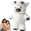 heofonm Peluche Che Corre, Running Plushie, Mucca Cinghiale Procione Pecora, Adorabile Animale Peluche 45cm, Cuscino Morbido Anti Stress per Bambini e Adulti (#A)