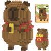 Foreverup Mini Building Blocks Set 1606pezzi, Mattoncini da Costruzione Capibara, Mini Blocchi da Animali, Regali Fai Da Te Adatto Miniatura Building Block Block Model per Ragazzi Ragazze (I)