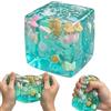 Generico Giocattolo Antistress 3D Stereoscopico, Pupazzo Morbido in Materiale TPR per Rilassamento e Concentrazione, Idea Regalo Divertente per Bambini e Adulti, Giocattolo Antistress A Forma Di Cubo (1 Pezzo)