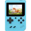 AQHH Console di gioco retrò, console di gioco portatile portatile con oltre 400 giochi classici (blu)