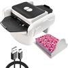 Suprbee Mescolatore Carte Automatico Elettrico per 1-2 Mazzi, Modalità AUTO/Manuale, Ricaricabile USB-C Silenzioso, Miscelatore di carte Compatibile con Poker, Blackjack, UNO, Texas Hold'em, Skip-Bo, Phase 10