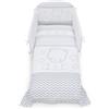 Italbaby Completo piumone 4 pezzi popstar grey - italbaby