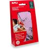 APLI 12929 - Etichette da appendere rosa, 22 x 35 mm, 100 unità