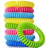 CARBERRY 10 Pezzi Braccialetti Antizanzare, Senza DEET, Repellenti per Insetti e Zanzare, per Adulti e Bambini, Protezione fino a 350 Ore, Ideali per Campeggio, Pesca e Viaggi