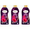 Generico Spuma di Sciampagna Ammorbidente Concentrato Prezioso Ibisco, 30 Lavaggi, Profumo Lunga Durata, Ammorbidente Liquido per Bucato, Morbidezza Intensa, Fragranza Floreale e Fruttata - 3 Unita da 600 ml