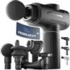 Heldenwerk Pistola per massaggio incl. 6 testine massaggianti e 3200 giri/min muscolare con connessione USBC Massaggiatore