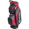 Taylormade PRO Cart 6.0 - Borsa da Golf, Uomo, M71075, Black/Red, Taglia Unica