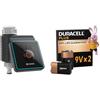 GARDENA Computer per irrigazione con app Bluetooth®: irrigazione automatica per giardino e balcone, configurabile via App, cicli di irrigazione in 3 programmi, portata 10 m + Duracell 9V 2