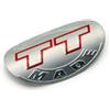 Maxtuned Set di targa/emblema LeoVince adesivo impianto di scarico realizzato a mano TT, resistente al calore
