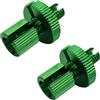 cyclingcolors 2x Vite di Regolazione M8 Regolatore Cavo Acceleratore Viti Freno Moto Scooter Bicicletta Scooter, verde