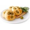 Revolution03 Pizzette Olive Keto Artigianali 2 Conf. da 3 Pizzette cadauna - Snack Keto Friendly e Low Carb, Made in Italy per Dieta Cheto